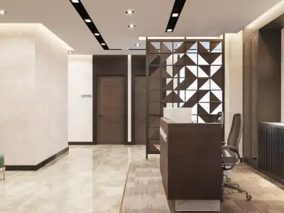 Office Scene 04 3D Model 3D model