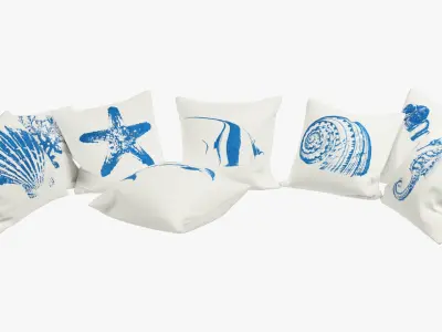 Sea Pillows V1 3D model