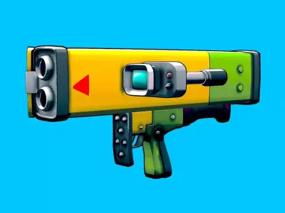 BAZOOCA CARTOON Low-poly 3D model