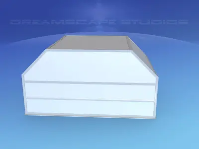 IATA 5 Air Cargo Container Low-poly 3D model