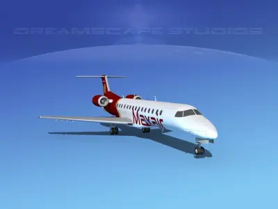Embraer ERJ-140 Maxair 3D model