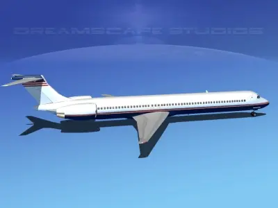 Douglas MD-80 Corporate 1 3D model