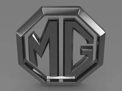 MG Logo 3D model