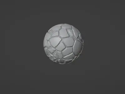 angry rock  3D model
