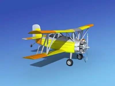 Grumman G-164 AgCat V05 3D model