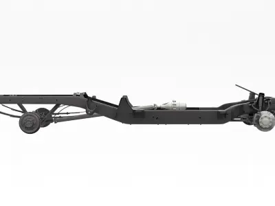 PICKUP TRUCK CHASSIS 7 3D model