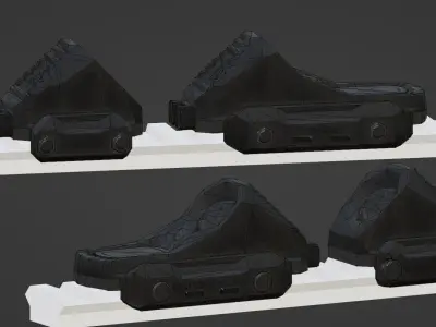 unity tactical axon and axon sl Low-poly 3D model