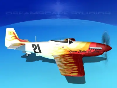 P-51 Mustang Sport V12 3D model