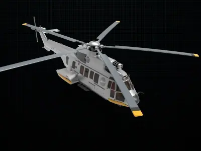Eurocopter EC725 3D model