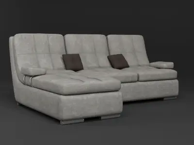 Bozen Sofa Free low-poly 3D model