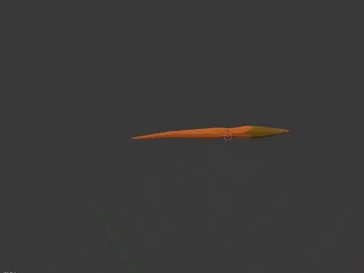 spear paint brush Free low-poly 3D model