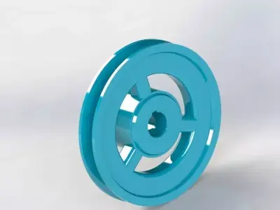 Sheave 25 OD 38 Bore Free 3D model