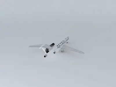 PETROLEUM Airways Boeing 727 200 Free 3D model