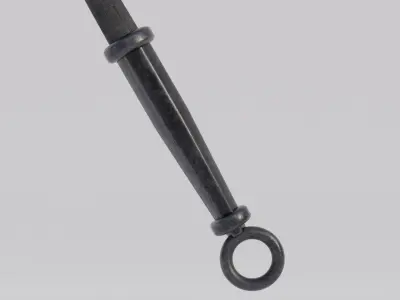 Dragon bon ax Low-poly 3D model