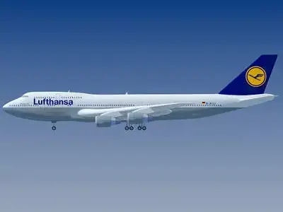 Lufthansa German Airline 3D model