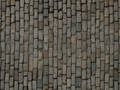 UE Paving materials part 02 Low-poly 3D model