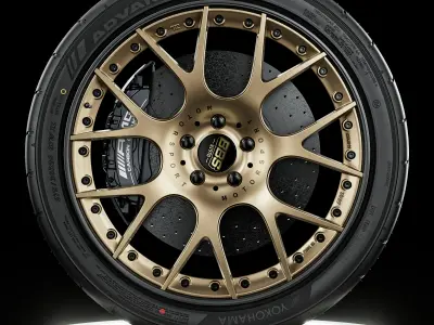 Yokohama Advan Neova AD9 275 30 ZR20 97W XL 3D model