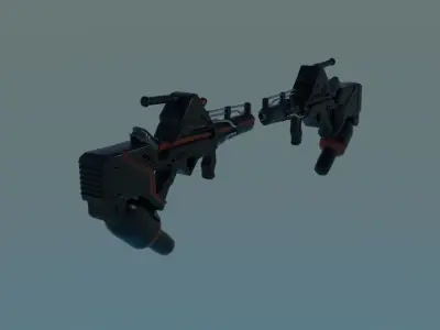 Alien WTA Gun  3D model