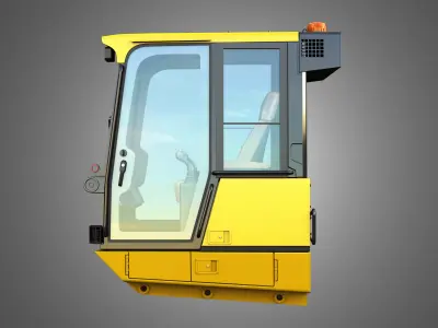 953 Track Loader Cabin 3D model
