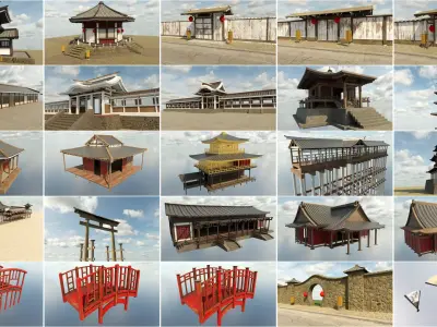 Asian Collection japanese pagoda 