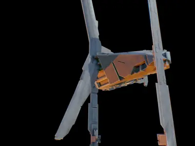 spaceship b06 3D model