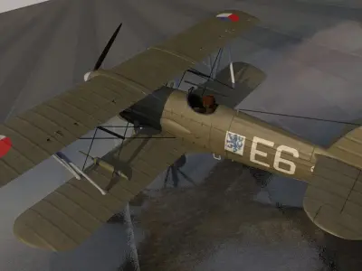 Avia B-534 Early Variant 3D model