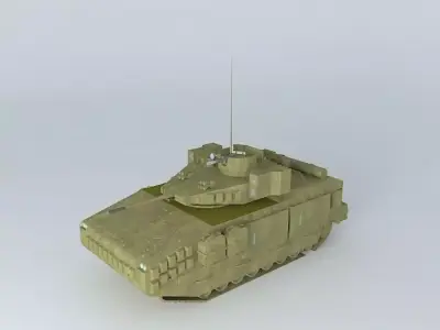 Armored EDIL FTR-23 Free 3D model