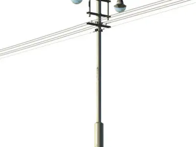 Street light 3D model