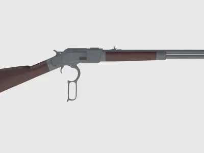Winchester Rifle -- Game Ready Low-poly 3D model