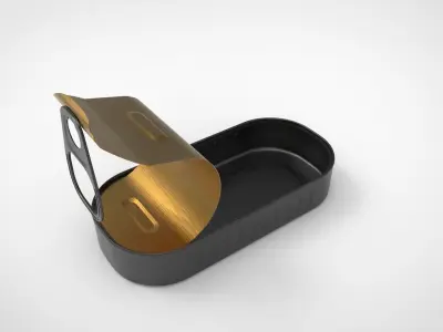 tinned fish 3D model