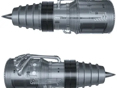 Engine jet  3D model