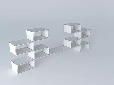 estante bookshelf rack Free 3D model