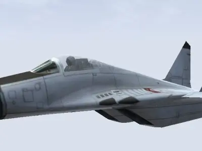Mikoyan MiG-29 low-poly 3D model Low-poly 3D model
