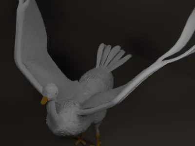 bird goose 3D model