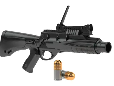 Beretta GLX 160 Grenade Launcher 3D model