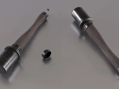 German M24 Grenade Free low-poly 3D model