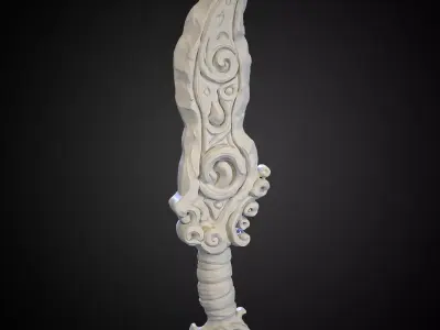 Stylized Sword 24 3D model