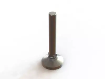 Pe Nivelador Elesa LM 50 M16 x 100 Levelling Feet 3D model