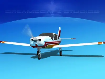 Socata TB-20 Trinidad V06 3D model