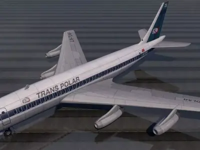 Boeing 720 3D model