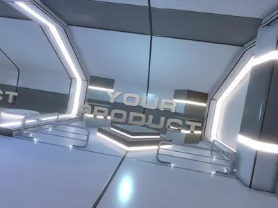 Showroom Level Kit Vol 1 Low-poly 3D model