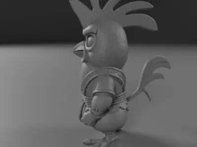 Kyodai Rooster 3D print model