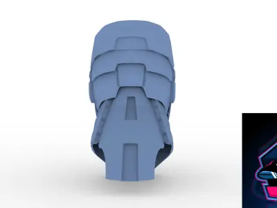 Ironman MK3 Helmet ready to 3d print 3D model