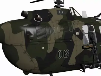 MBB BO-105M 3D model