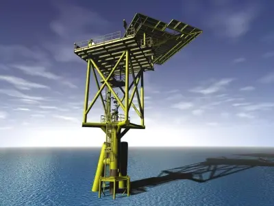 Industrial caisson Free 3D model