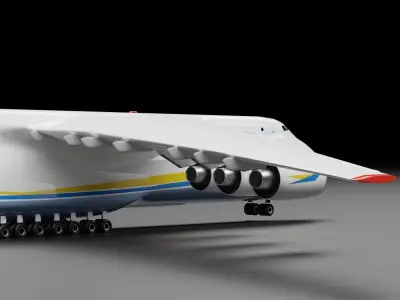 Antonov An 255 Mriya Home Livery 3D model