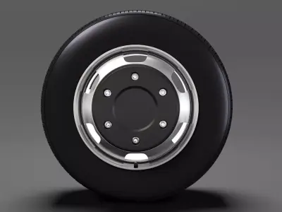 Opel Movano Van wheel 2017 3D model