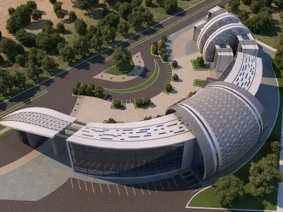 0122 - Architecture Project - 2Ds Drawing - 3Ds Files 3D model