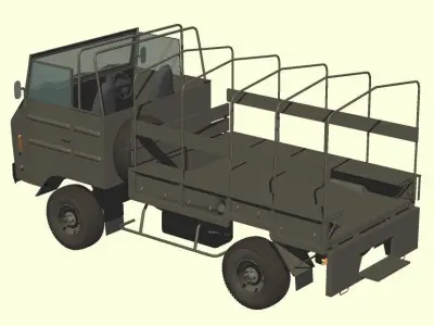 Japan Ground Self-Defense Force Type73 medium-duty trucks 3D model