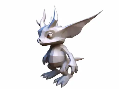 Fyrn Dragon 3d Model 3D model